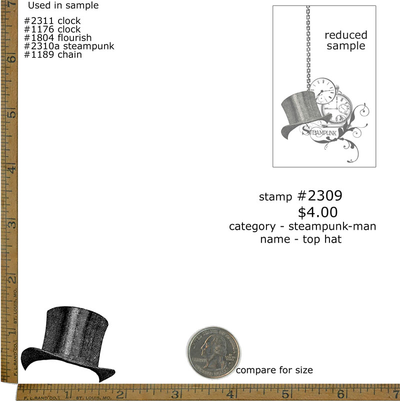 #2309 - Top Hat - Steampunk/Man